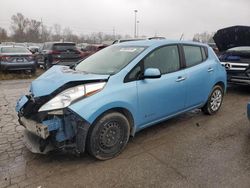 Salvage cars for sale from Copart Fort Wayne, IN: 2015 Nissan Leaf S