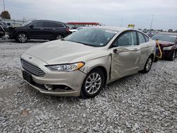 Ford Fusion salvage cars for sale: 2017 Ford Fusion S