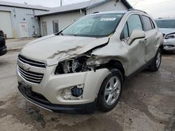 Salvage cars for sale at Pekin, IL auction: 2016 Chevrolet Trax 1LT