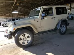 Salvage cars for sale from Copart Phoenix, AZ: 2011 Jeep Wrangler Sahara