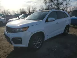 KIA salvage cars for sale: 2013 KIA Sorento SX