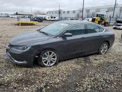 Salvage cars for sale at Franklin, WI auction: 2017 Chrysler 200 Limited