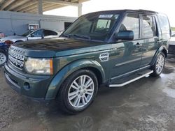 Salvage cars for sale at West Palm Beach, FL auction: 2011 Land Rover LR4 HSE