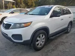 Salvage cars for sale at Savannah, GA auction: 2012 KIA Sorento Base