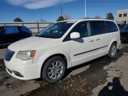 Salvage cars for sale at Littleton, CO auction: 2013 Chrysler Town & Country Touring