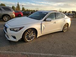 Infiniti salvage cars for sale: 2018 Infiniti Q50 Luxe