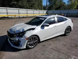 Salvage cars for sale at Lufkin, TX auction: 2019 Honda Civic EX