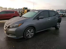 Salvage cars for sale at Dunn, NC auction: 2022 Nissan Leaf S Plus