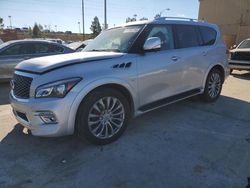 Salvage cars for sale at Gaston, SC auction: 2016 Infiniti QX80