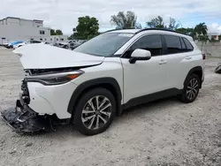 Salvage cars for sale at Opa Locka, FL auction: 2024 Toyota Corolla Cross XLE