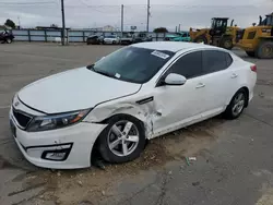 KIA salvage cars for sale: 2015 KIA Optima LX