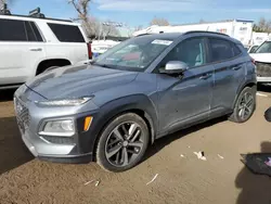 Hyundai Vehiculos salvage en venta: 2018 Hyundai Kona Limited