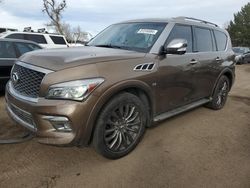 Infiniti qx80 salvage cars for sale: 2015 Infiniti QX80