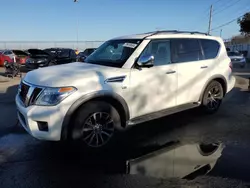 Nissan Vehiculos salvage en venta: 2018 Nissan Armada Platinum