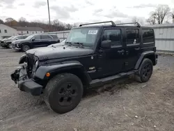 Salvage cars for sale at York Haven, PA auction: 2014 Jeep Wrangler Unlimited Sahara