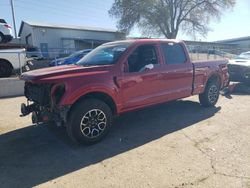 Ford salvage cars for sale: 2021 Ford F150 Supercrew