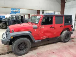 Salvage cars for sale at Angola, NY auction: 2018 Jeep Wrangler Unlimited Sport