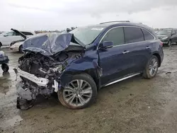 Salvage cars for sale at Antelope, CA auction: 2017 Acura MDX Technology