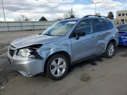 Salvage cars for sale at Littleton, CO auction: 2016 Subaru Forester 2.5I Premium