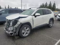 Salvage cars for sale at Rancho Cucamonga, CA auction: 2021 Toyota Rav4 XLE Premium