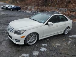 Salvage cars for sale at Marlboro, NY auction: 2012 Mercedes-Benz C 300 4matic