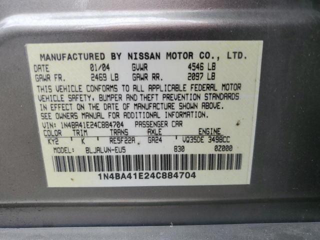 2004 Nissan Maxima SE