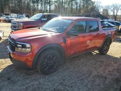 Salvage cars for sale at North Billerica, MA auction: 2024 Ford Maverick Lariat