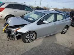 Salvage cars for sale from Copart Indianapolis, IN: 2016 Toyota Prius