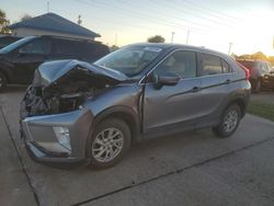 Salvage cars for sale at Oklahoma City, OK auction: 2019 Mitsubishi Eclipse Cross ES