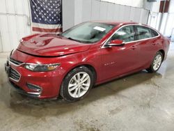 Chevrolet salvage cars for sale: 2017 Chevrolet Malibu LT