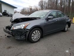 Salvage cars for sale at East Granby, CT auction: 2012 Honda Accord LX