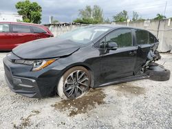 Toyota salvage cars for sale: 2021 Toyota Corolla SE