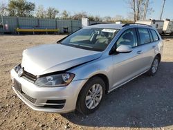 Salvage cars for sale at Kansas City, KS auction: 2015 Volkswagen Golf Sportwagen S