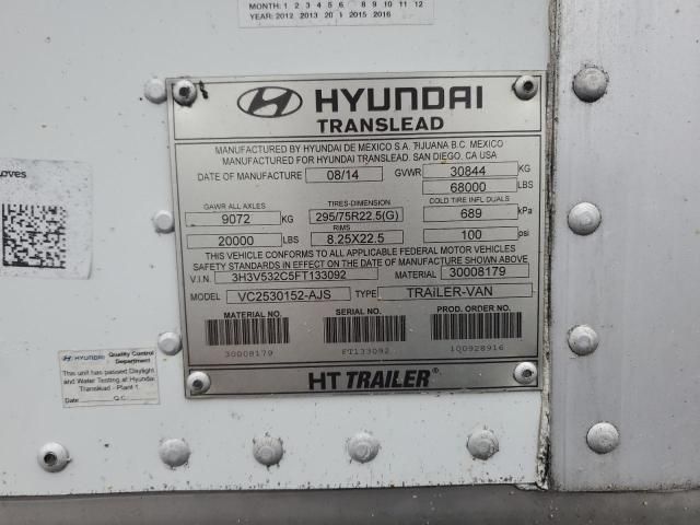 2015 Hyundai Trailers Van TRL