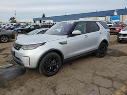 Salvage cars for sale from Copart Woodhaven, MI: 2019 Land Rover Discovery SE