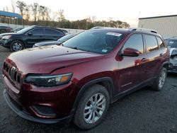 Salvage cars for sale at Spartanburg, SC auction: 2021 Jeep Cherokee Latitude