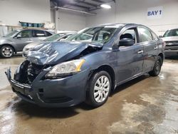 Salvage cars for sale at Elgin, IL auction: 2013 Nissan Sentra S