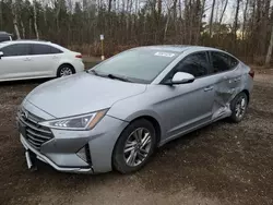 Salvage cars for sale from Copart Cookstown, ON: 2020 Hyundai Elantra SEL