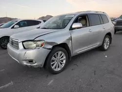 Toyota salvage cars for sale: 2008 Toyota Highlander Hybrid Limited