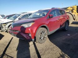 Salvage cars for sale at Brighton, CO auction: 2018 Toyota Rav4 Limited