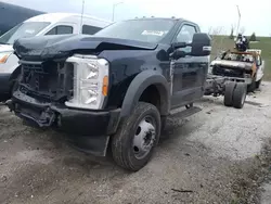 Salvage trucks for sale at Dyer, IN auction: 2023 Ford F550 Super Duty