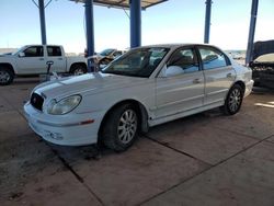 Salvage cars for sale at Phoenix, AZ auction: 2003 Hyundai Sonata GLS