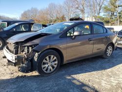 Honda Vehiculos salvage en venta: 2012 Honda Civic LX