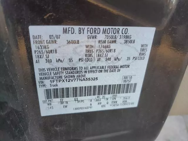 2007 Ford F150