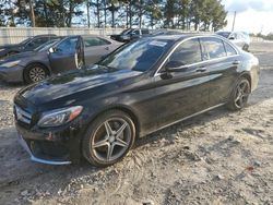 Salvage cars for sale at Loganville, GA auction: 2015 Mercedes-Benz C 300 4matic