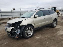 Salvage cars for sale from Copart Chicago Heights, IL: 2015 Chevrolet Traverse LT