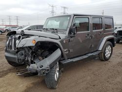 SUV salvage a la venta en subasta: 2016 Jeep Wrangler Unlimited Sahara