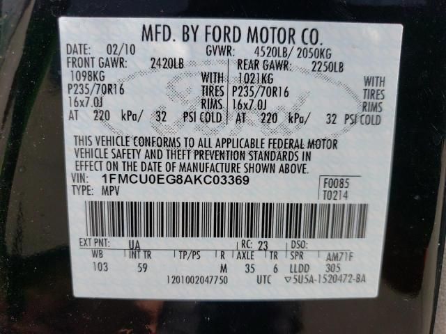 2010 Ford Escape Limited