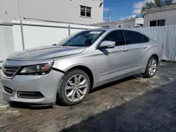 Chevrolet Impala lt Vehiculos salvage en venta: 2018 Chevrolet Impala LT