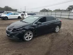 Chevrolet salvage cars for sale: 2017 Chevrolet Cruze Premier